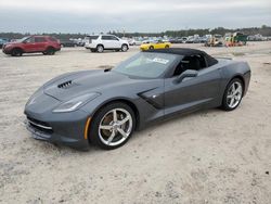 Salvage cars for sale at Houston, TX auction: 2014 Chevrolet Corvette Stingray 3LT