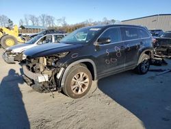 Salvage cars for sale from Copart Spartanburg, SC: 2015 Toyota Highlander LE