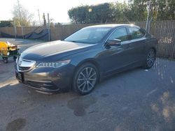 Salvage cars for sale at San Martin, CA auction: 2015 Acura TLX Tech