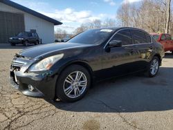 Salvage cars for sale at East Granby, CT auction: 2013 Infiniti G37