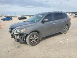 Salvage cars for sale at New Braunfels, TX auction: 2019 Nissan Pathfinder S