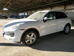 Porsche salvage cars for sale: 2012 Porsche Cayenne S Hybrid