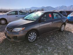 Salvage cars for sale at Magna, UT auction: 2013 Toyota Corolla Base