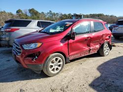 Ford Ecosport salvage cars for sale: 2019 Ford Ecosport SE