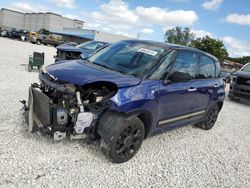 Salvage cars for sale at auction: 2015 Fiat 500L Trekking