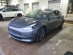 Salvage cars for sale at Chicago Heights, IL auction: 2022 Tesla Model 3