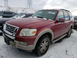 Ford salvage cars for sale: 2010 Ford Explorer Eddie Bauer