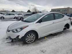 Hyundai salvage cars for sale: 2016 Hyundai Elantra SE