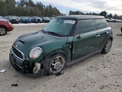 Salvage cars for sale from Copart Mendon, MA: 2013 Mini Cooper S