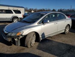 Salvage cars for sale from Copart Pennsburg, PA: 2009 Honda Civic LX