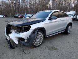 Salvage cars for sale at East Granby, CT auction: 2019 Mercedes-Benz GLC Coupe 300 4matic