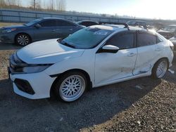 Salvage cars for sale at Arlington, WA auction: 2019 Honda Civic EX