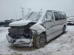 Salvage trucks for sale at Elgin, IL auction: 2011 Chevrolet Express G1500 3LT