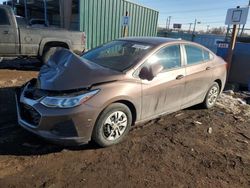 Salvage cars for sale at Colorado Springs, CO auction: 2019 Chevrolet Cruze LS