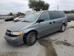 Salvage cars for sale at Orlando, FL auction: 2001 Honda Odyssey LX