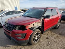 Salvage cars for sale at Tucson, AZ auction: 2017 Ford Explorer Sport