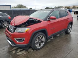 Salvage cars for sale at Orlando, FL auction: 2019 Jeep Compass Limited