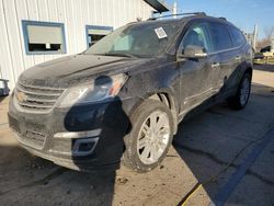 Salvage cars for sale at Pekin, IL auction: 2013 Chevrolet Traverse LT