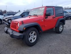 Salvage cars for sale from Copart East Granby, CT: 2015 Jeep Wrangler Sport