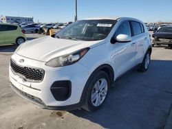 Salvage cars for sale at Grand Prairie, TX auction: 2018 KIA Sportage LX