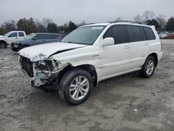 Salvage cars for sale from Copart Madisonville, TN: 2007 Toyota Highlander Hybrid