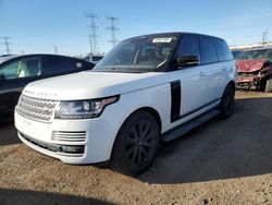 Salvage cars for sale at Elgin, IL auction: 2015 Land Rover Range Rover HSE