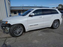 Jeep salvage cars for sale: 2018 Jeep Grand Cherokee Summit