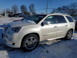 Salvage cars for sale at Moraine, OH auction: 2011 GMC Acadia Denali