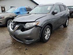 Salvage cars for sale at Pekin, IL auction: 2015 Nissan Rogue S