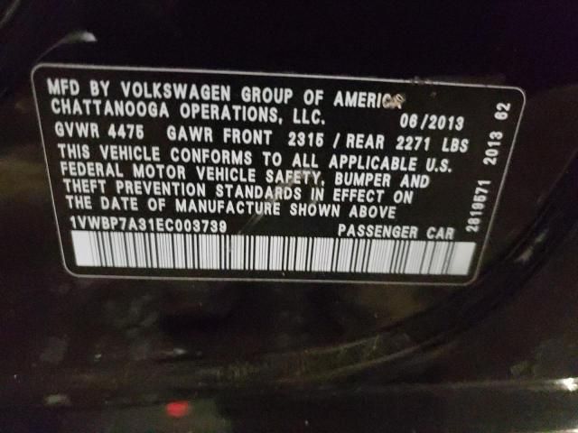 2014 Volkswagen Passat SE