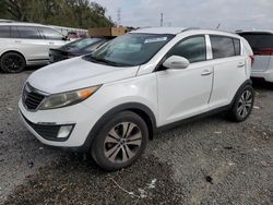 Salvage cars for sale at Riverview, FL auction: 2012 KIA Sportage EX