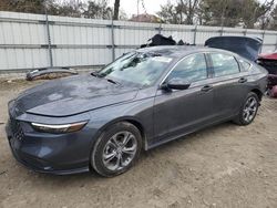 Salvage cars for sale at Hampton, VA auction: 2024 Honda Accord EX