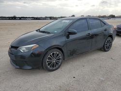 Salvage cars for sale at San Antonio, TX auction: 2016 Toyota Corolla L