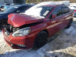 Salvage cars for sale at Seaford, DE auction: 2016 Nissan Sentra S