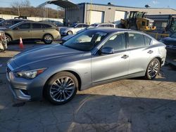 Salvage cars for sale at Lebanon, TN auction: 2019 Infiniti Q50 Luxe