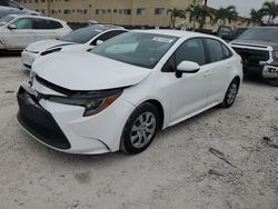 Vehiculos salvage en venta de Copart Opa Locka, FL: 2022 Toyota Corolla LE