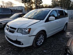 Salvage cars for sale from Copart Graham, WA: 2012 Dodge Grand Caravan R/T