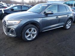 Salvage cars for sale at East Granby, CT auction: 2024 Audi Q5 Premium Plus 45