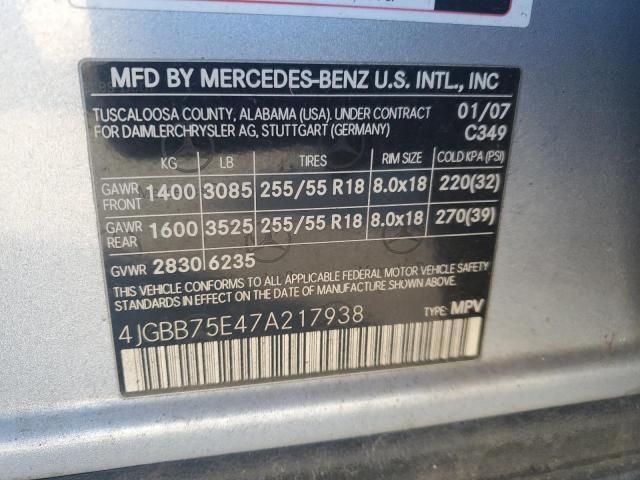 2007 Mercedes-Benz ML 500