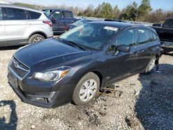 Salvage cars for sale at Memphis, TN auction: 2016 Subaru Impreza