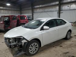 Salvage cars for sale at Des Moines, IA auction: 2017 Toyota Corolla L