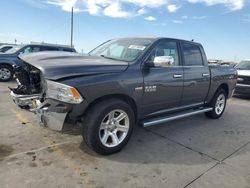 Salvage cars for sale at Grand Prairie, TX auction: 2017 Dodge RAM 1500 SLT