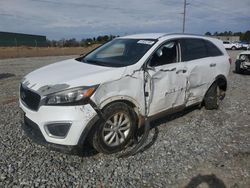 Salvage trucks for sale at Tifton, GA auction: 2017 KIA Sorento LX