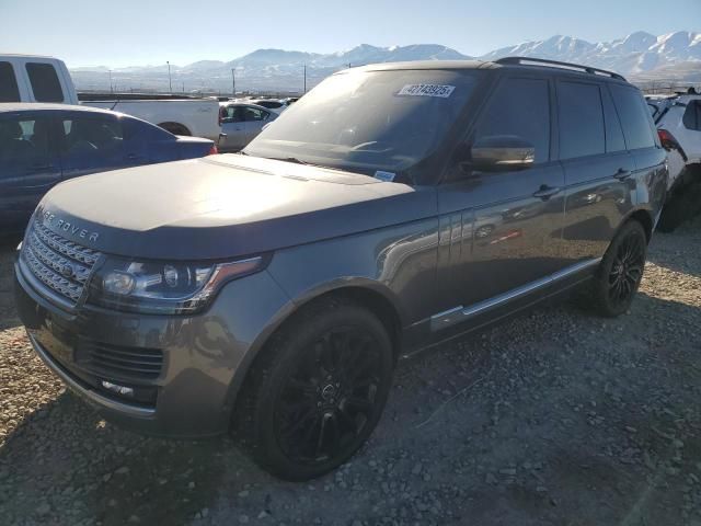 2016 Land Rover Range Rover HSE