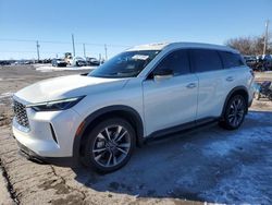 Salvage cars for sale at Oklahoma City, OK auction: 2023 Infiniti QX60 Luxe