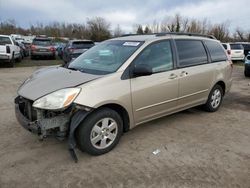 Toyota Sienna ce salvage cars for sale: 2004 Toyota Sienna CE