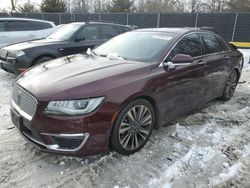 Salvage cars for sale at Waldorf, MD auction: 2017 Lincoln MKZ Reserve