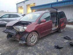 Salvage cars for sale at Mcfarland, WI auction: 2008 Toyota Sienna XLE