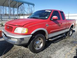 Salvage cars for sale at Spartanburg, SC auction: 1998 Ford F150