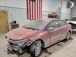 Salvage cars for sale at Des Moines, IA auction: 2020 Toyota Corolla LE